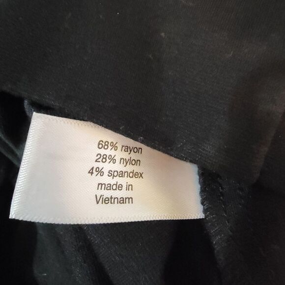 Lane Bryant Nwot Black Ponte Pull-On Straight Leg Pant Pants Size 24 - Picture 6 of 6